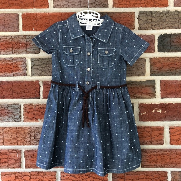 Carter's Other - Polka Dot Denim Dress